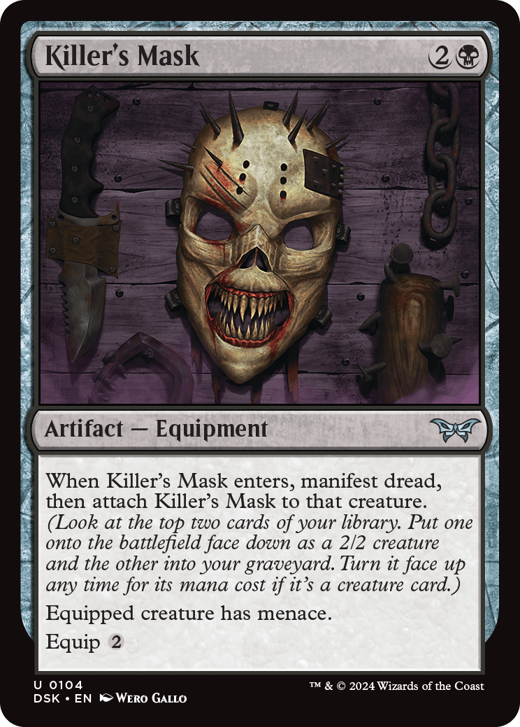 Killer's Mask | Duskmourn: House of Horror | Standard | Card Kingdom