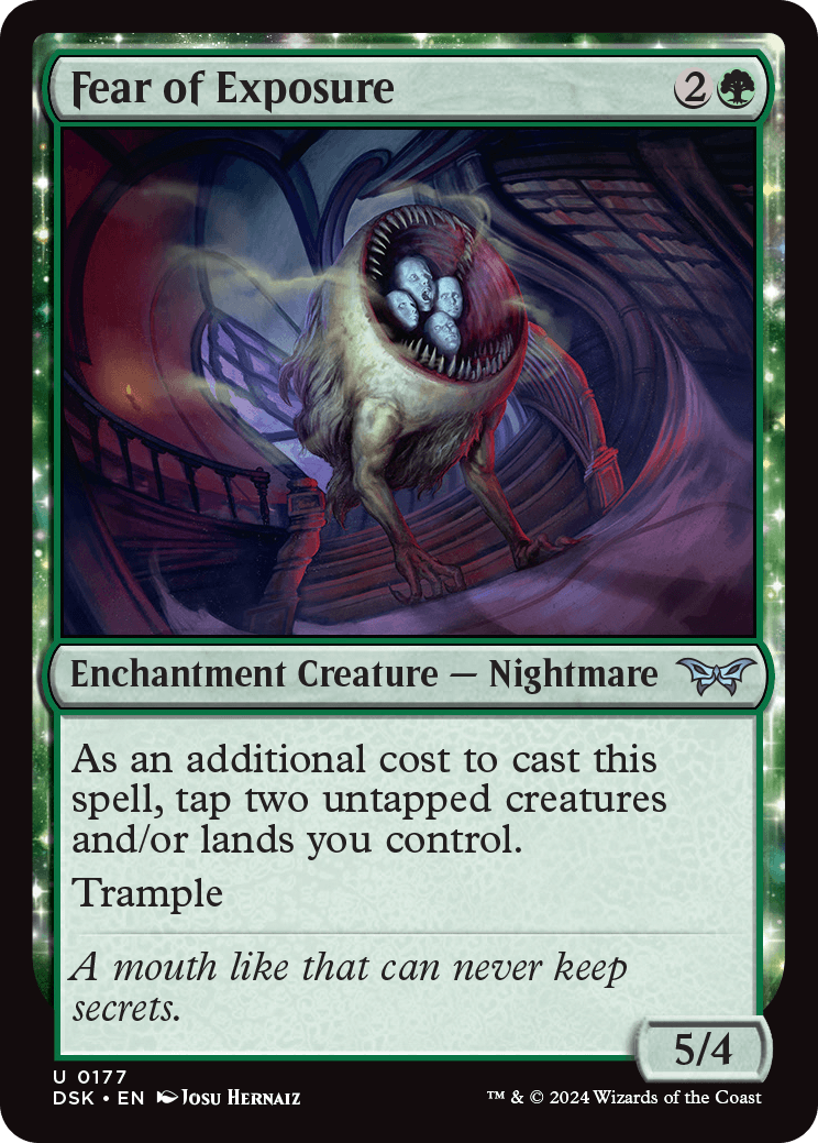 Fear of Exposure | Duskmourn: House of Horror | Standard | Card Kingdom