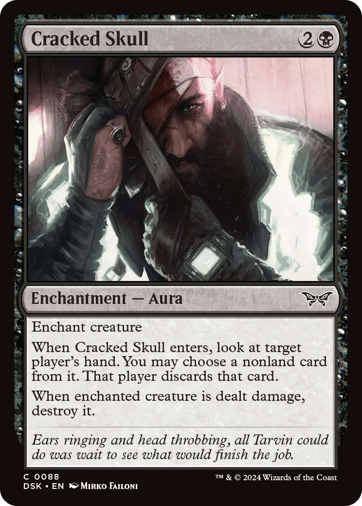 mtg cracked cards Magic: the Gathering - Fractured Sanity (044) You gain 3 life Ow [Unglued]