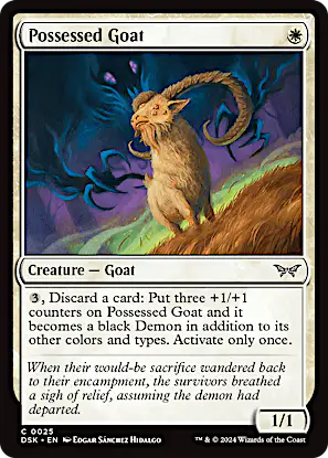 mtg duskmourn demon cards - Is this the best mill card of all time? More spoilers here: https://bit.ly/duskmournspoilers trample Once during each of your turns Demonic Counsel Duskmourn: House