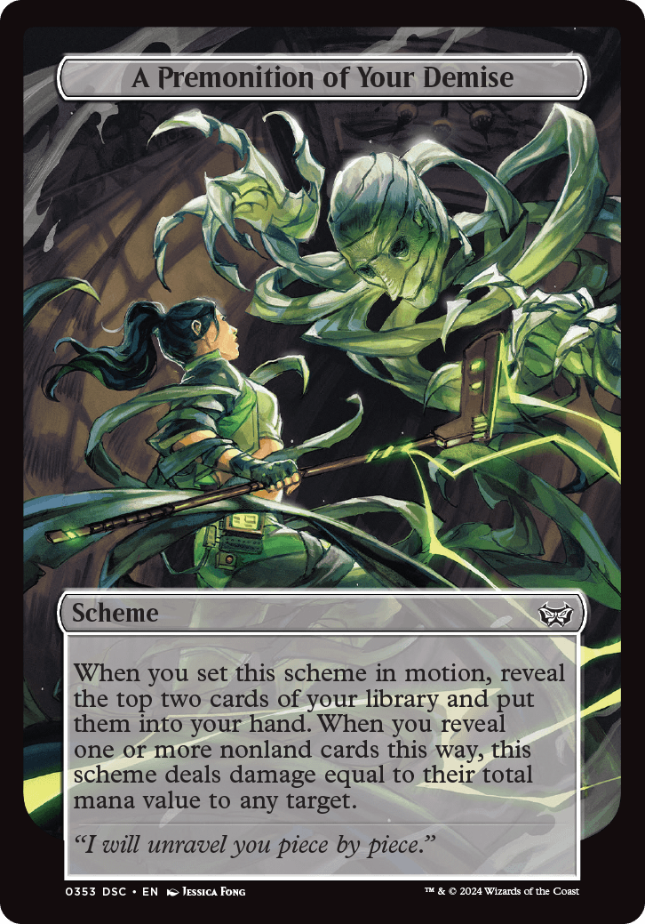 A Premonition of Your Demise | Duskmourn: House of Horror Commander Decks |  Commander | Card Kingdom