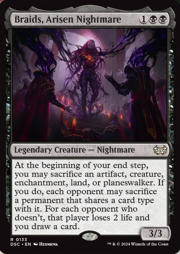 mtg nightmare commander deck Jordan Raskopoulos | Designed and painted perfect box for the perfect @mtgsecretlair @wizards_magic @furby #magicthegathering#secretlair #furby Mint / near mint condition trading card Magic: The Gathering Duskmourn: House