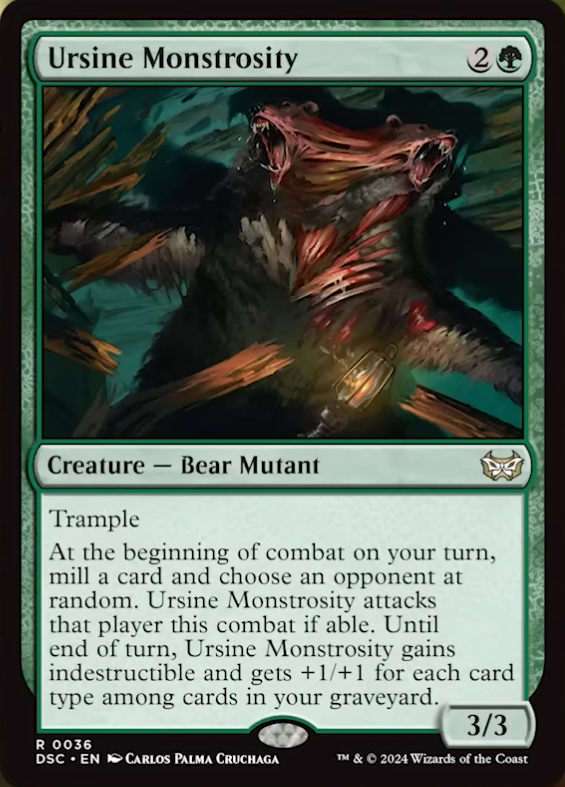 Ursine Monstrosity | Duskmourn: House of Horror Commander Decks | Commander  | Card Kingdom