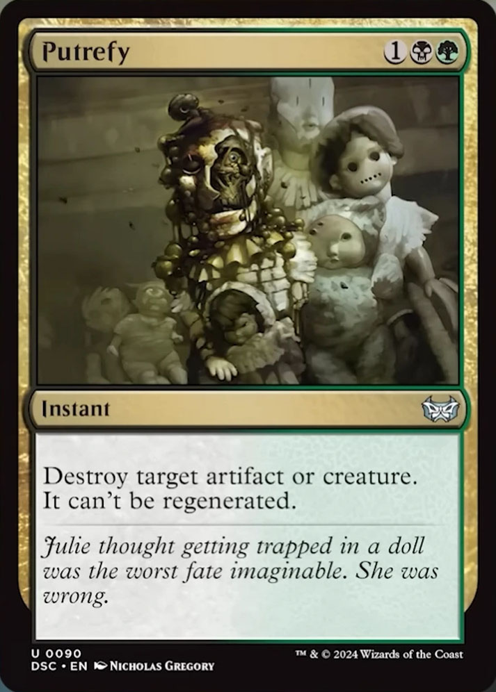 Putrefy | Duskmourn: House of Horror Commander Decks | Commander | Card  Kingdom