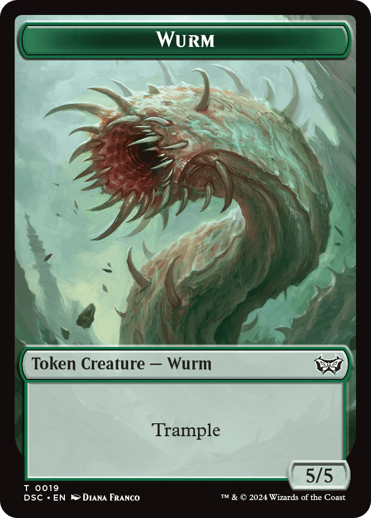 mtg wurm commander deck Wurms
