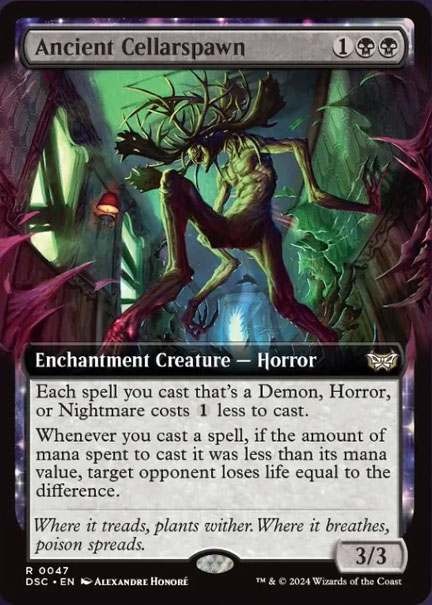 mtg horror deck commander MTG Commander Deck EDH Deck Captain N'ghathrod 100 Magic Cards Custom Deck  Horror Deck Dimir Mill main image 1