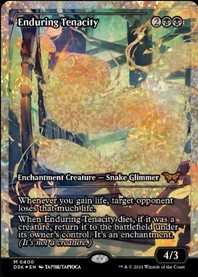 Enduring Tenacity | Duskmourn: House of Horror Variants Foil | Standard |  Card Kingdom