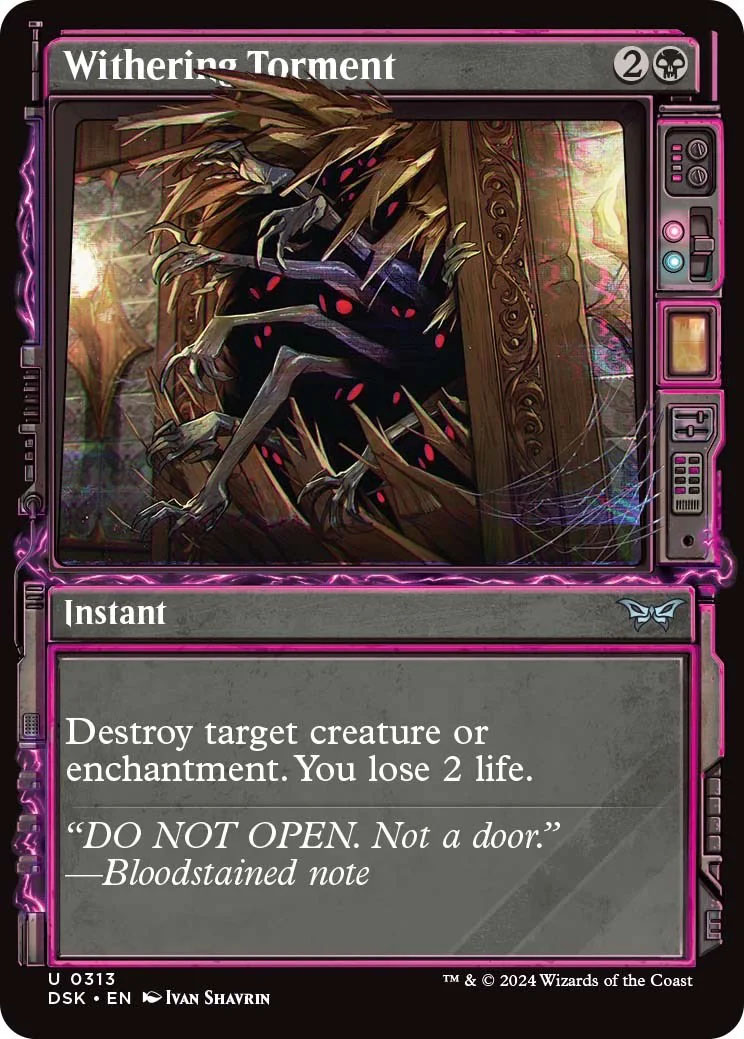 duskmourn mtg card kingdom Withering Torment | Duskmourn: House of Horror Variants | Standard