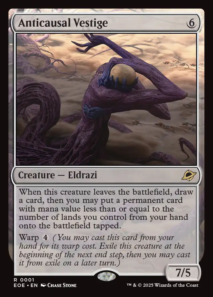 Anticausal Vestige | Edge of Eternities Foil | Standard | Card Kingdom