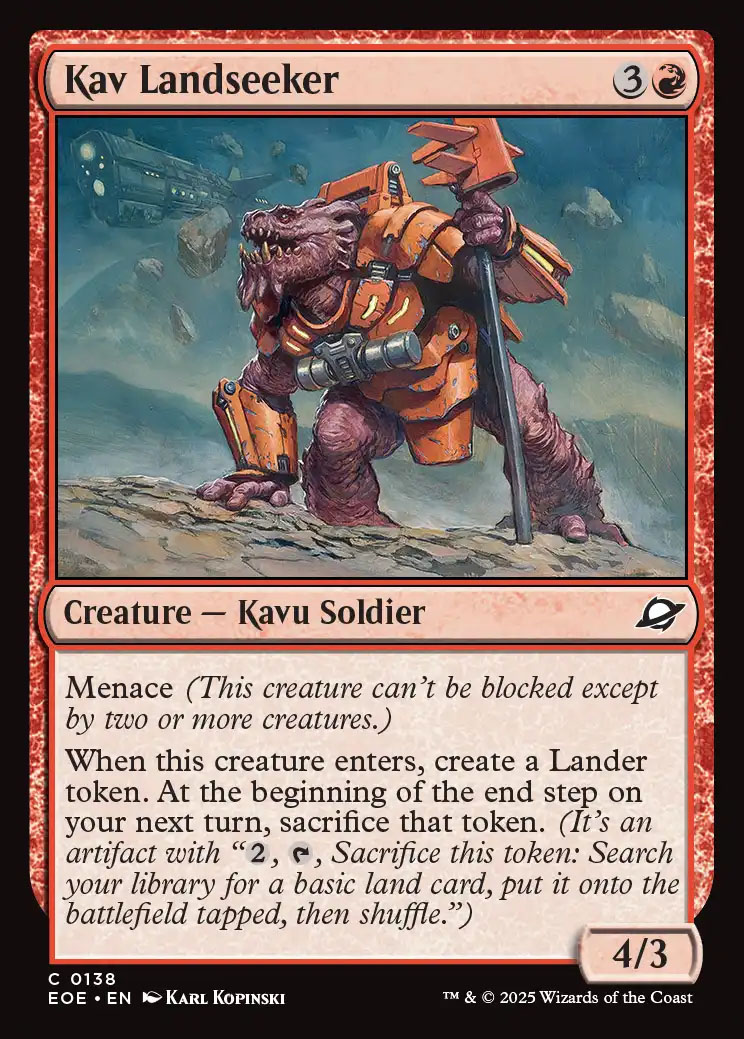 Kav Landseeker | Edge of Eternities Foil | Standard | Card Kingdom