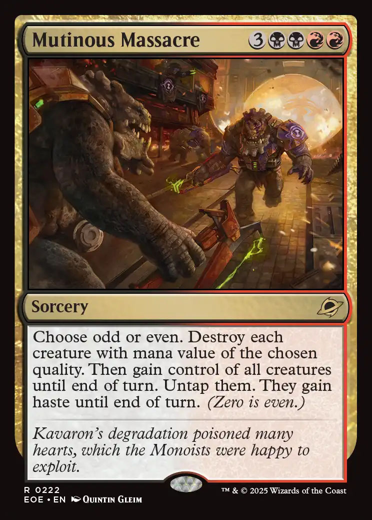 Mutinous Massacre | Edge of Eternities | Standard | Card Kingdom