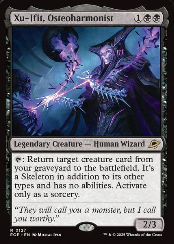 Magic the Gathering Edge of Eternities Rare Xu-Ifit, Osteoharmonist #127