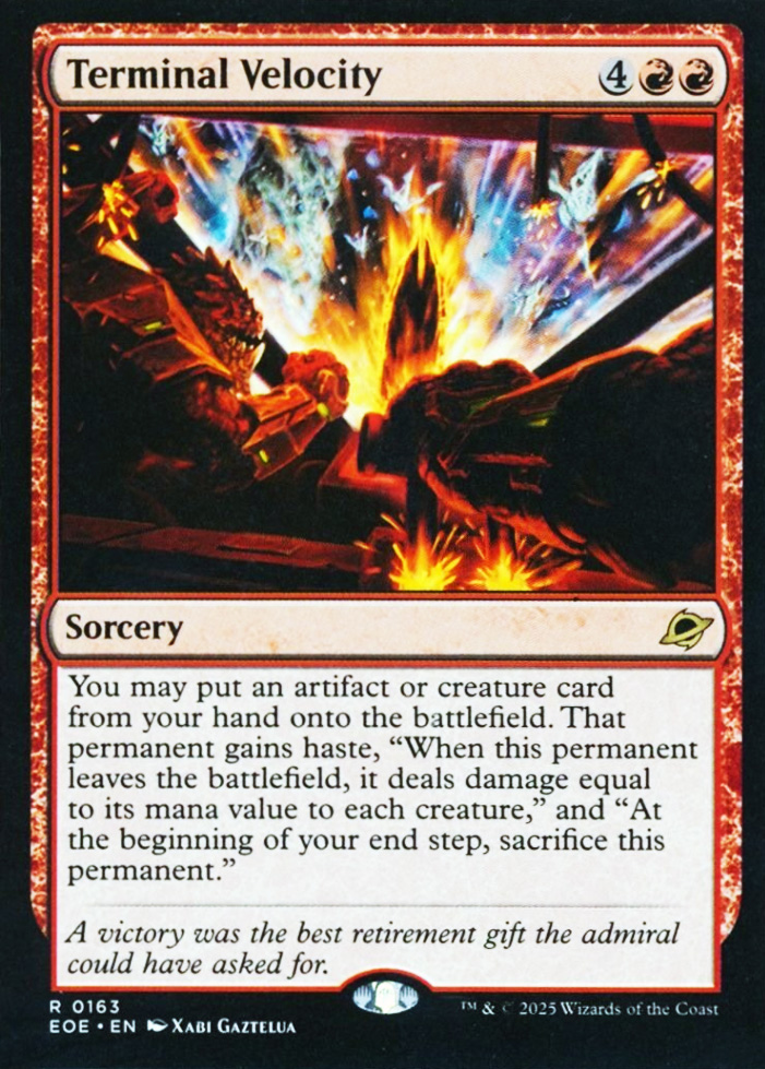 Terminal Velocity | Edge of Eternities Foil | Standard | Card Kingdom