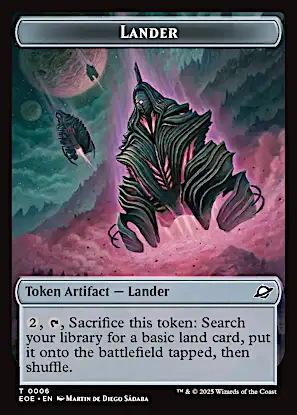 token sacrifice cards mtg 341 Lander Token | Edge of