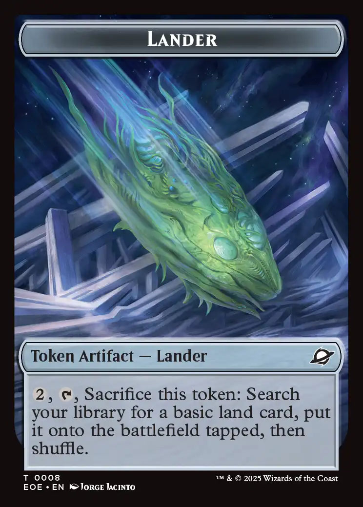 mtg lander cards Larval Scoutlander [194] [Edge of Eternities] [Foil] – Face to Face Games