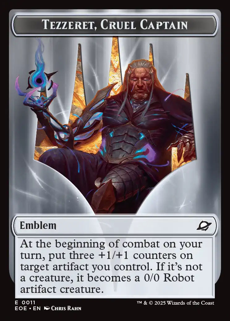 Tezzeret, Cruel Captain Emblem | Edge of Eternities
