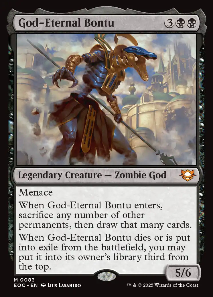 God-Eternal Bontu | Edge of Eternities Commander Decks | Commander | Card  Kingdom