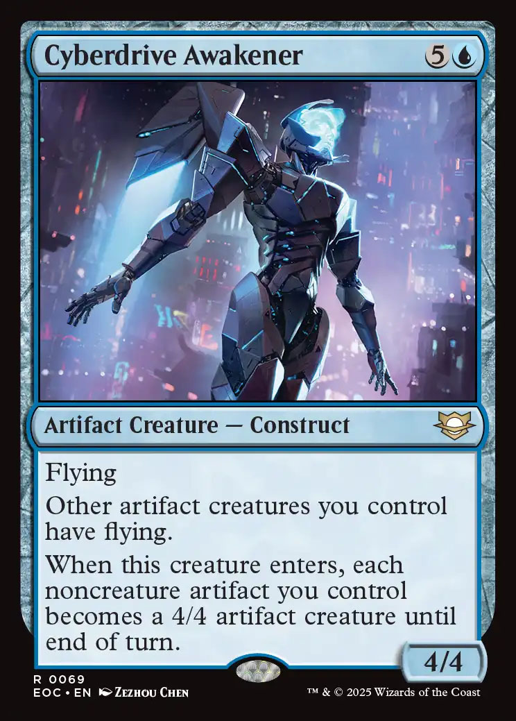 Pr0xy Card - Tezzeret, Master of the Bridge (Borderless Foil) | Secret