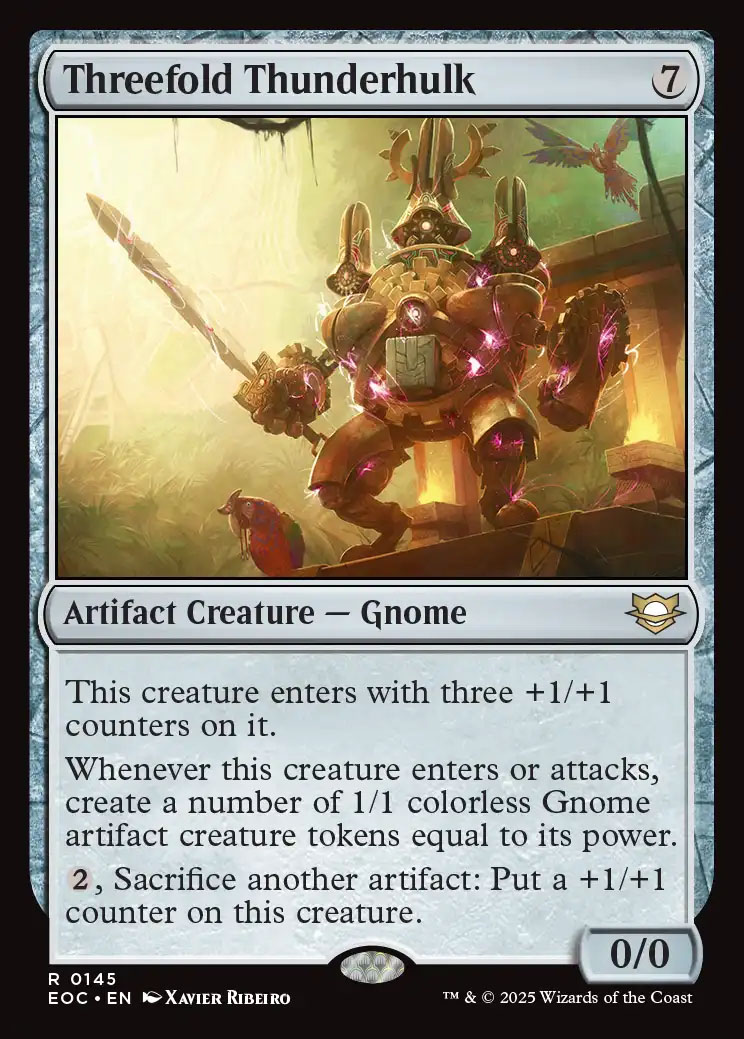 Threefold Thunderhulk | Edge of Eternities Commander Decks | Commander |  Card Kingdom