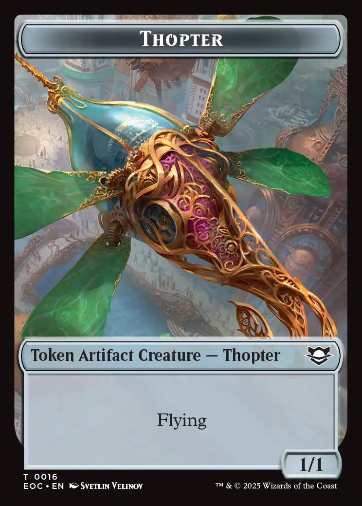 Thopter Token // Gnome Token | Edge of Eternities Commander Decks |  Commander | Card Kingdom