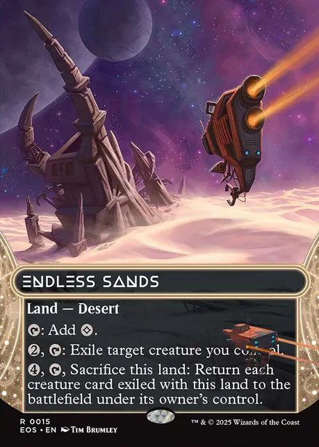 Edge of Eternities Stellar Sights: Endless Sands (0015 - Borderless)