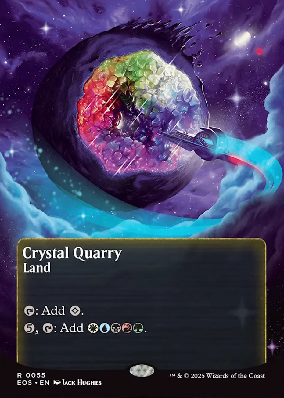 MTG 宝石の洞窟　ギャラクシーfoil 英語　星景ポスター Gemstone Caverns | Stellar Sights | Star City Games