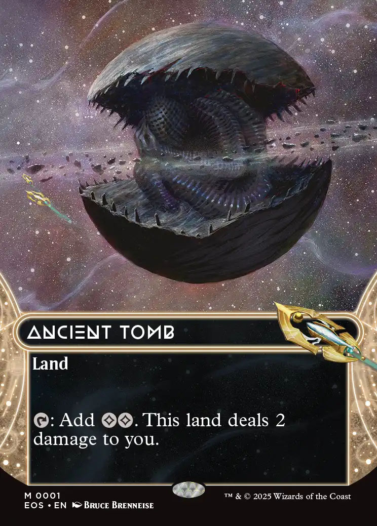 MTG 古えの墳墓 Ancient Tomb EOE ボーダーレス 英語 MTG Ancient Tomb