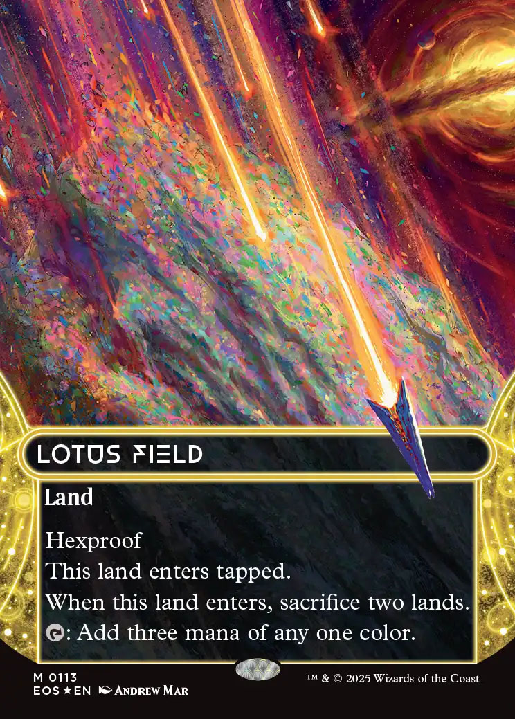 Edge of Eternities Stellar Sights Foil: Lotus Field (0113