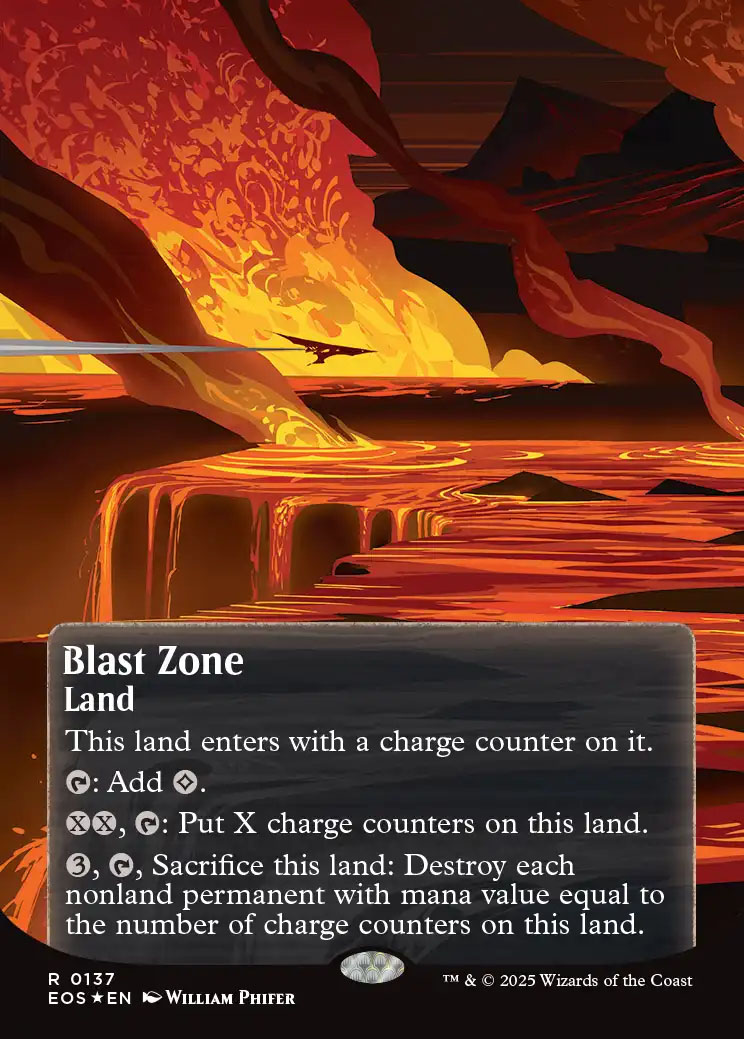 Edge of Eternities Stellar Sights Foil: Blast Zone (0137