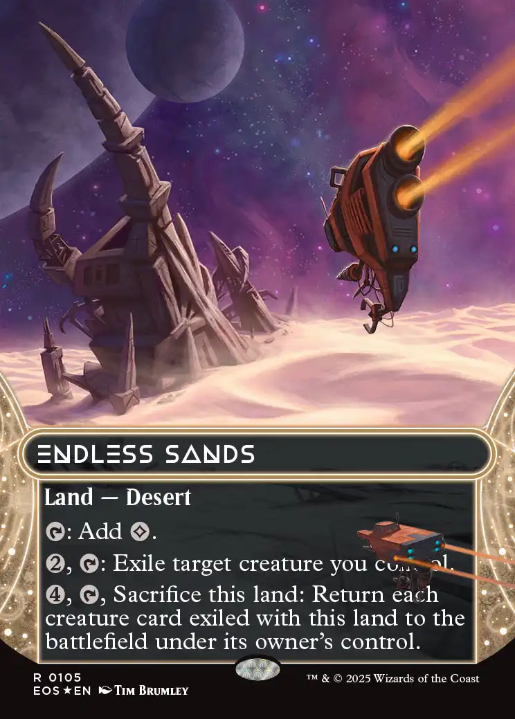 Edge of Eternities Stellar Sights Foil: Endless Sands (0105
