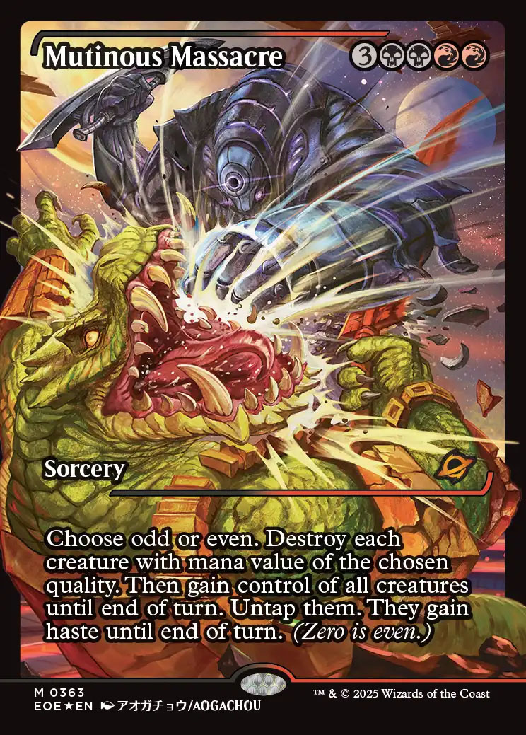 Mutinous Massacre | Edge of Eternities Variants Foil | Standard