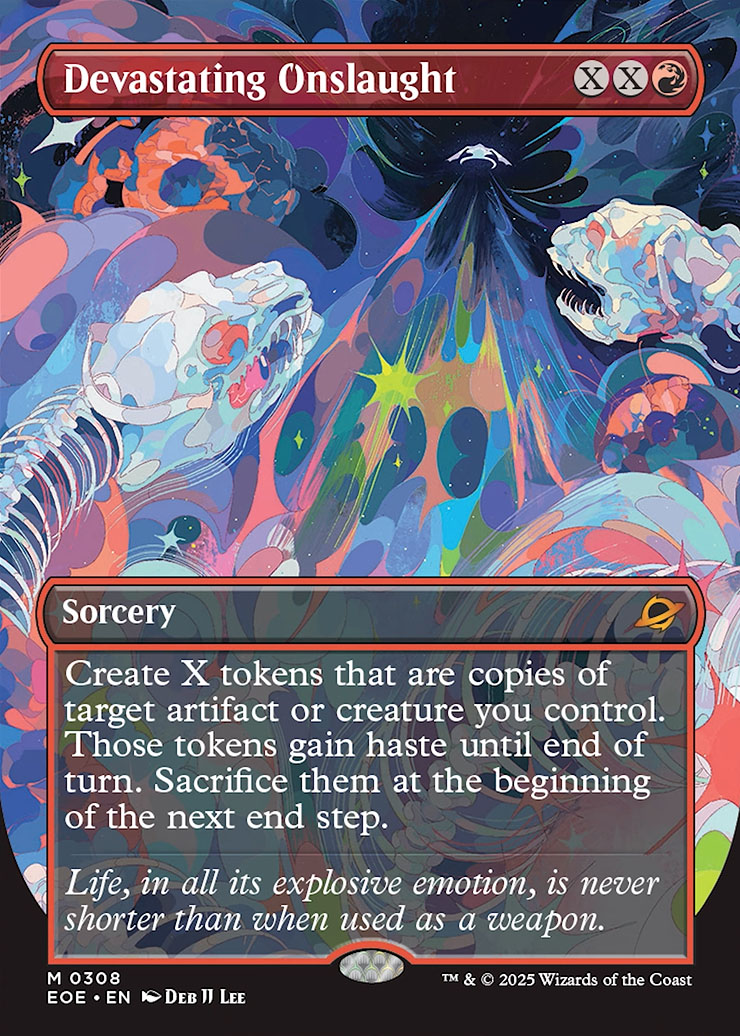 Devastating Onslaught | Edge of Eternities Variants Foil