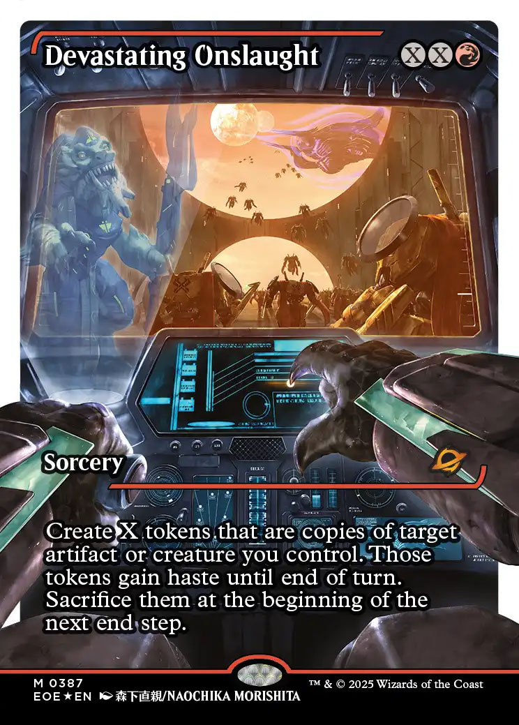 Devastating Onslaught | Edge of Eternities Variants Foil