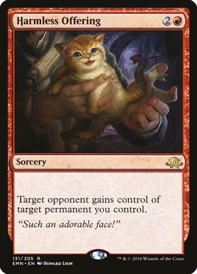 mtg offering cards 1x Sylvan | New Capenna Commander Mint / near mint condition trading card Harmless Offering | Eldritch Moon