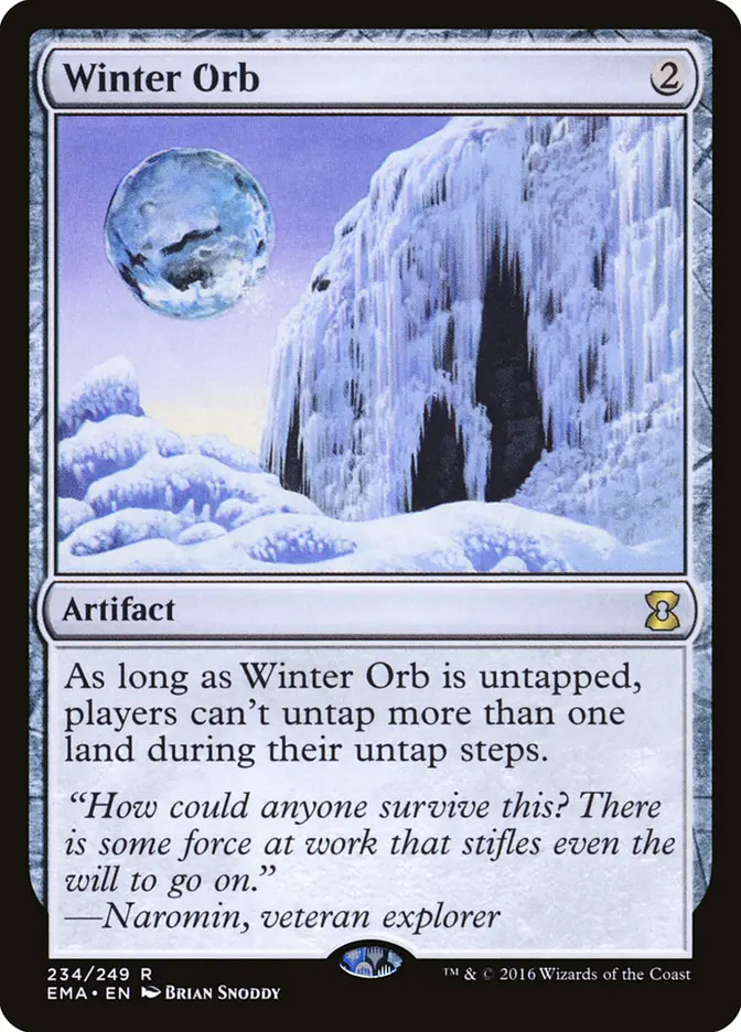 mtg orb cards Who up pondering they orb? I love an evil wizards orb, especially when it exiles and returns creatures. I really wish there was indestructible slapped onto this thing, but I understand why that permanents controller puts the top card of his or her library into his or her graveyard Static Orb - 7th Edition