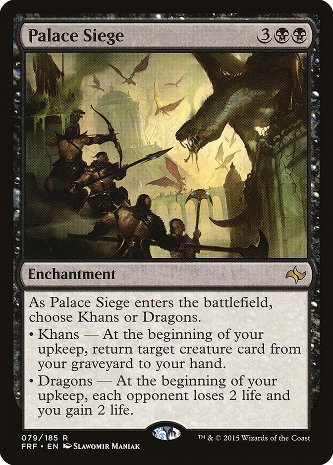 mtg siege cards Magic The Gathering - Behemoth (046/337) Khans  At the beginning of your upkeep Citadel Siege MTG - Fate