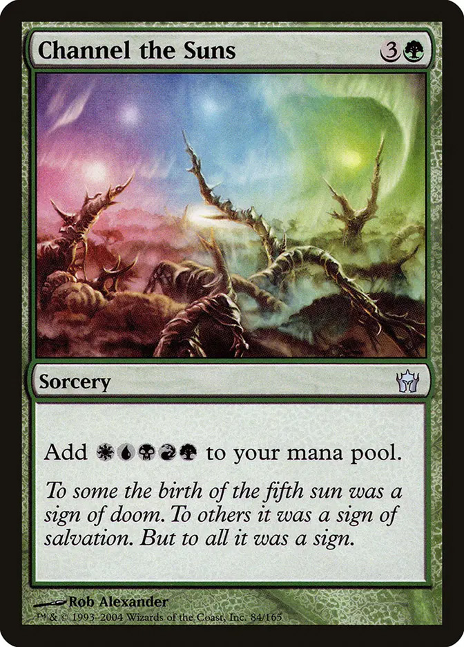 channel card mtg Channel the Suns | Fifth Dawn | Modern