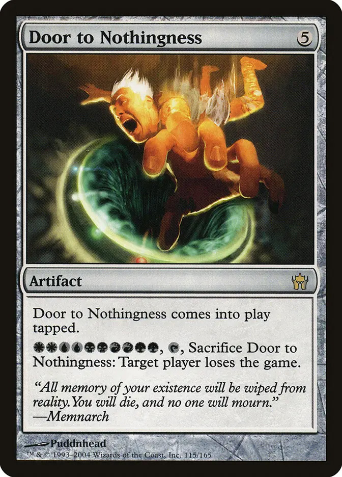 door cards mtg Altered Art Creatures you control of the chosen type get +1/+1 for each charge counter on Door of Destinies. Door of Destinies