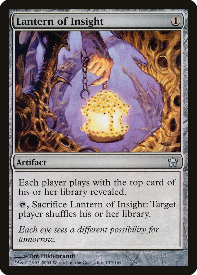 mtg cards like lantern of insight Magic The Gathering - Mystery - Sacrifice Lantern of Insight Magic the Gathering [050] FIFTH