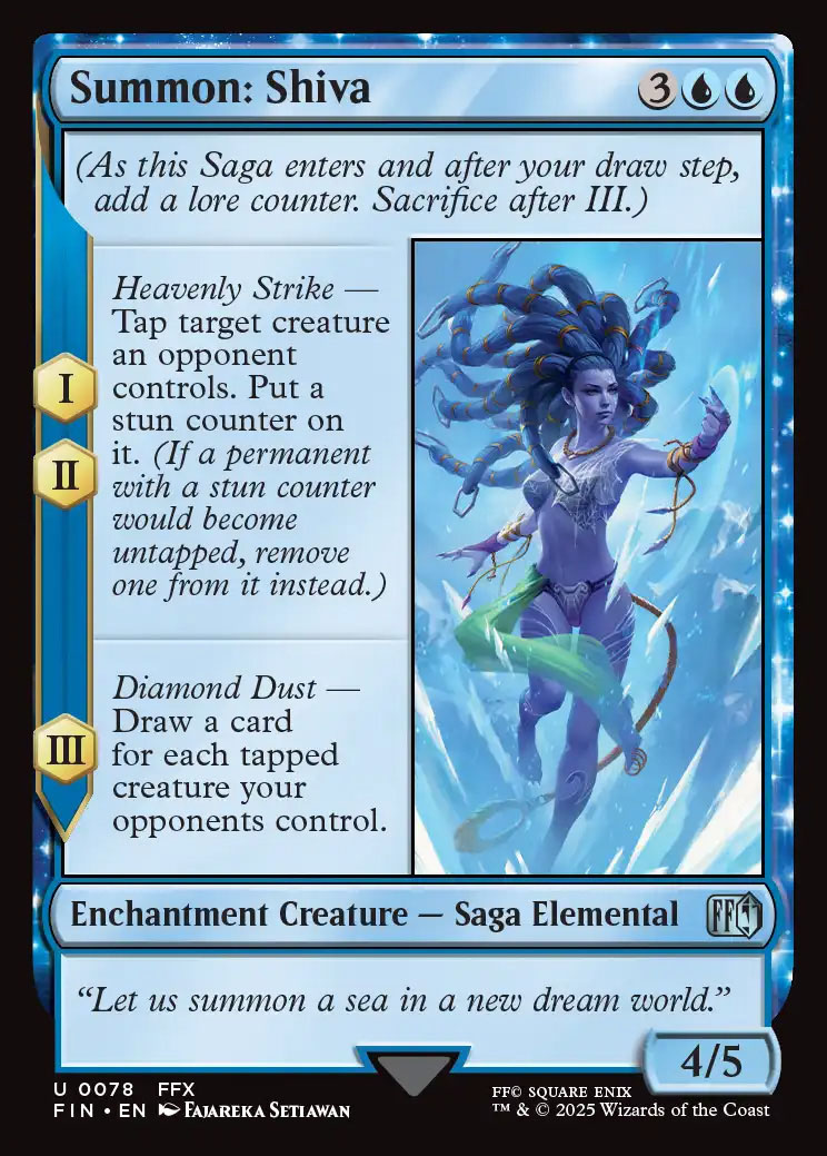 Summon: Shiva | Final Fantasy Foil | Card Kingdom