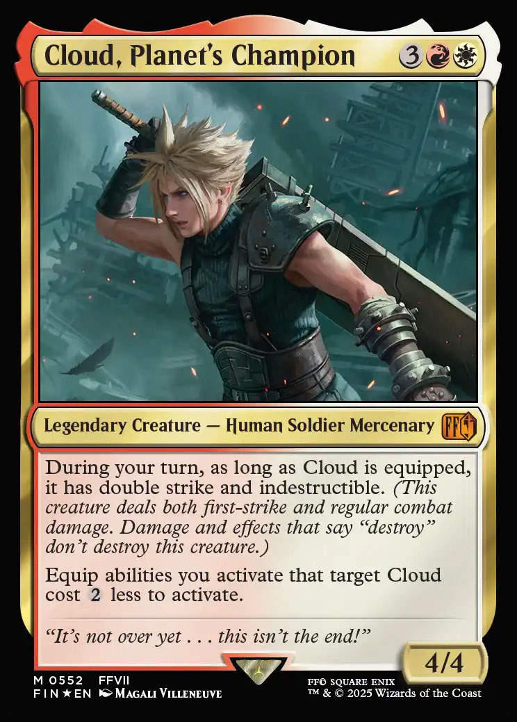 Cloud, Midgar Mercenary | Final Fantasy Foil | Card Kingdom