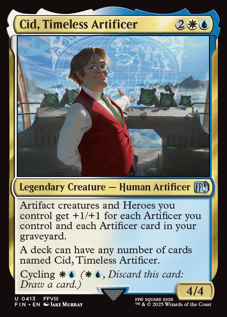 cid mtg final fantasy Magic The Gathering - Universes Beyond - Final Fantasy - Commander