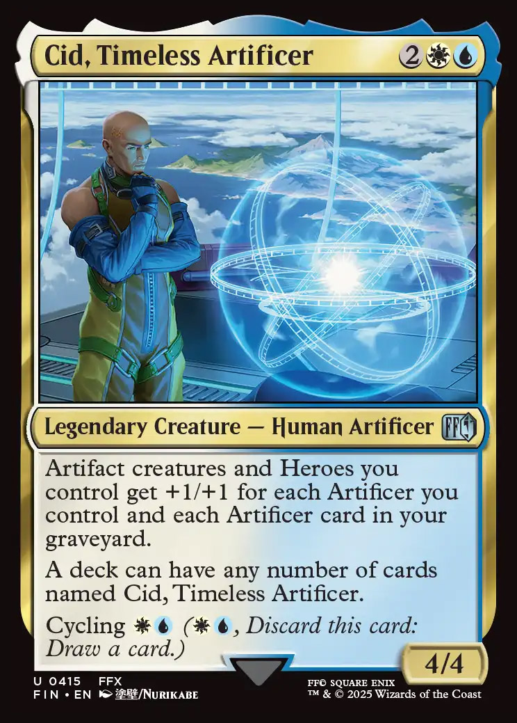 Cid, Timeless Artificer | Final Fantasy Foil | Card Kingdom