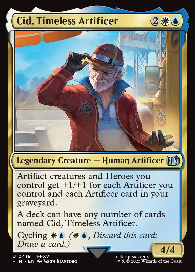 Cid, Timeless Artificer | Final Fantasy Foil | Card Kingdom