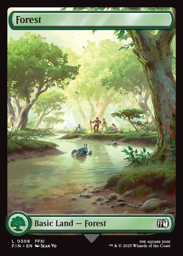mtg final fantasy basic lands Island [573] [Full Art] [FINAL FANTASY] [Surge Foil] – Face to Face Games main image 0
