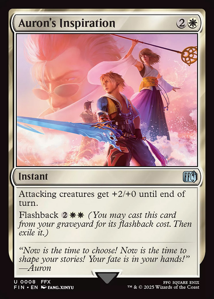Auron's Inspiration | Final Fantasy | Card Kingdom