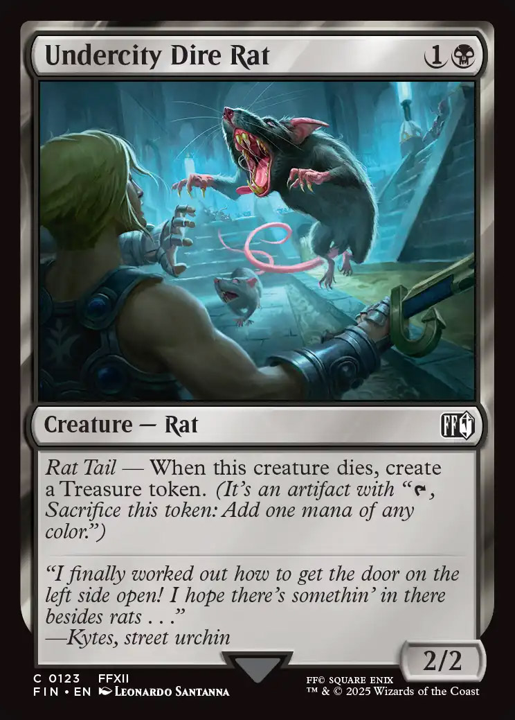 Undercity Dire Rat | Final Fantasy Foil | Card Kingdom