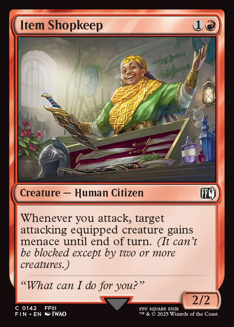 Item Shopkeep | Final Fantasy Foil | Card Kingdom
