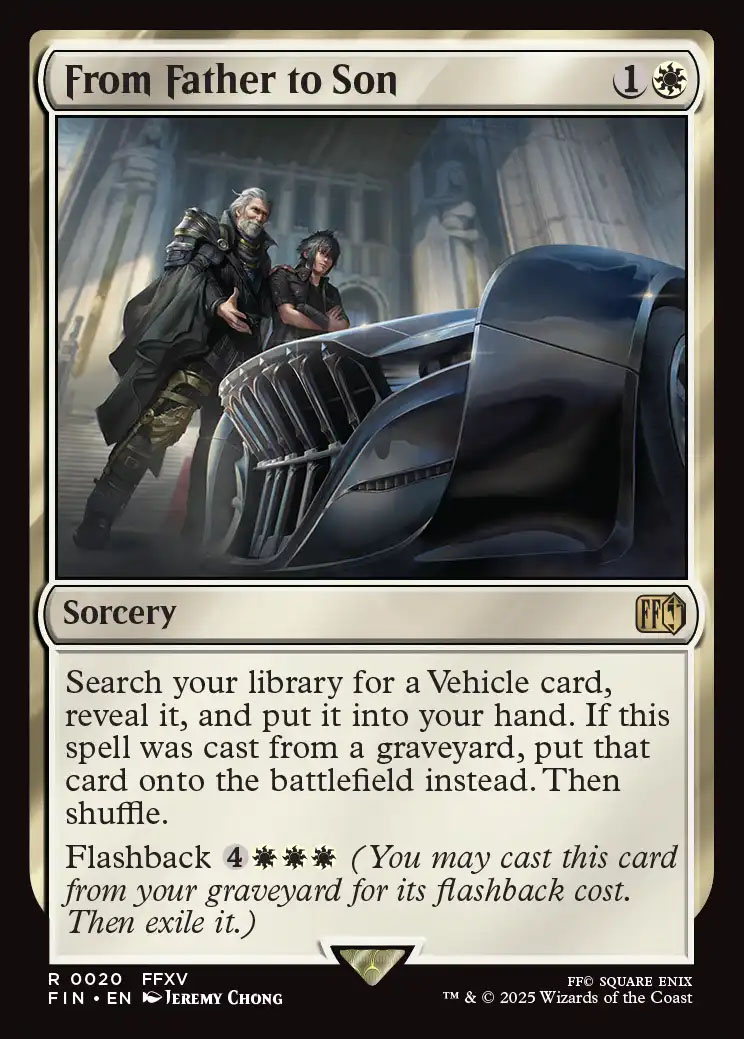 mtg final fantasy card reveals Thrum of the Vestige main image 0