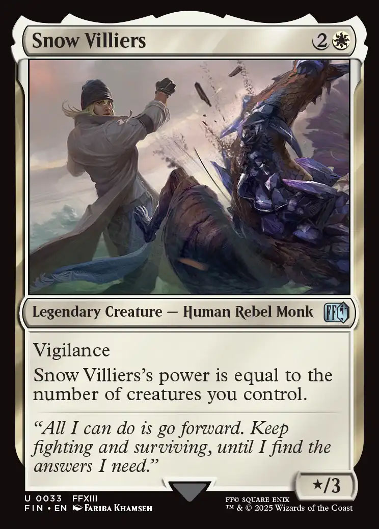 Snow Villiers | Final Fantasy Foil | Card Kingdom
